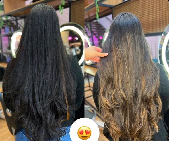 Técnica Morena Iluminada - antes e depois real